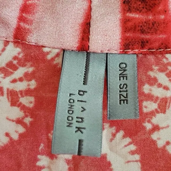 Anthro Bl-nk London tie dye Lia Shibori Kimono OS - Picture 7 of 9